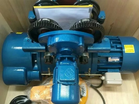 China Easy Maintenance High Cost-performance 220v Mini Wire Rope Electric Hoist With Trolley supplier