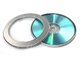 round metal CD case with clear window supplier