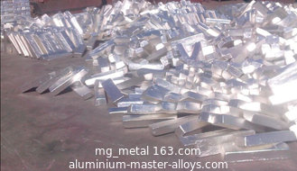 high quality Mg≥99.9% Metal Magnesium for aluminium alloy/ billets producion