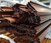 China Factory aluminium profile for stairs bronze anodizing large size with competitive price