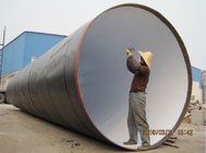 EN10219/AS1163 SSAW steel pipe/carbon Spiral Welded Steel Pipes and Tubes for water/Internal FBE Coating Steel Pipe