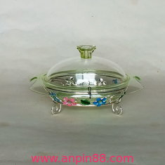 China Iron base plate date palm bowl（8） supplier