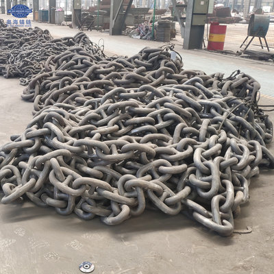 China 66MM 78MM Ship Used Grade 3 Stud Link Anchor Chain With LR,BV,CCS supplier