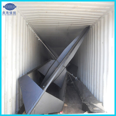 China Offshore 8T Flipper Delta Marine Anchor With DNV ABS CCS BV NK Class supplier