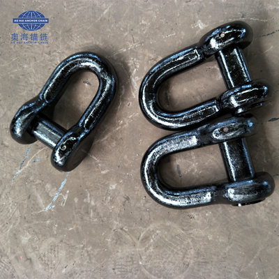 China China Supplier Black Painted Marine AnchorChain Accessories End Shackle  In Stock supplier