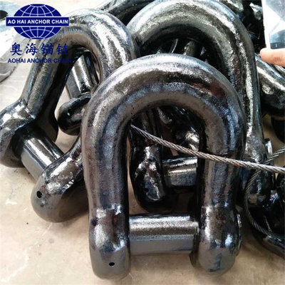 China China Supplier Black Painted Marine 73MM Anchor Chain Accessories End Shackle  In Stock supplier