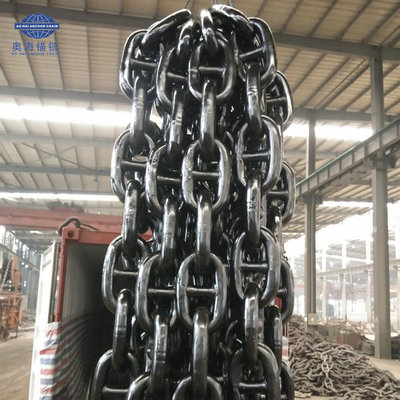 China 76MM Marine Grade U2 U3 Stud Link Anchor Chain With LR BV NK DNV Cert In Stock supplier