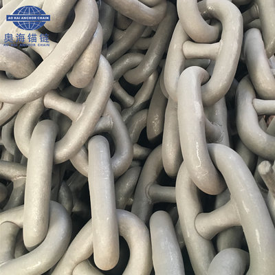 China Alloy Steel Welded Marine Studless and Stud U1 U2 U3 With IACS Certificate Anchor Chain supplier