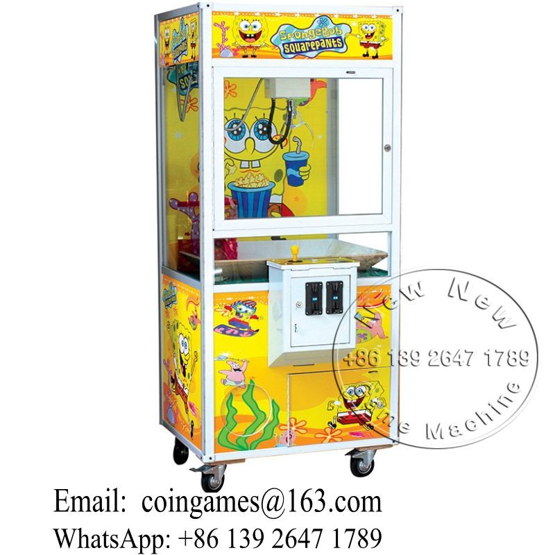 China Electronic Shop Sponge Bob Arcade Toy Story Cranes Claw Machine For Sale