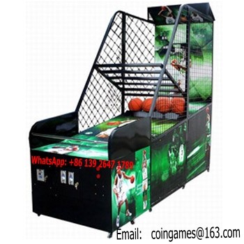 Amusement Park Equipment Arcade Coin Operated Street Basketball Games Machines