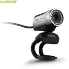 AUSDOM Hot Selling AW615 Plug And Play Adjustable Manual Focus HD 1080P USB Webcam With Microphone for PC Laptop Desktop