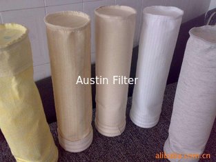 PPS material dry filter bag  temperature less than 190 degree C used in Sinter plant dedusting