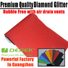 Brilliant Diamond Sanding Glitter Vinyl -- Sparkle Wrap Red