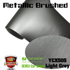Matte Metallic Brushed Vinyl Wrapping Film - Matte Metallic Brushed Light Grey