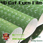 4D Cat Eyes Car Wrapping Vinyl Films - Orange