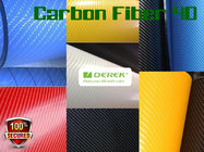 4D Glossy & Shiney Carbon Fiber Vinyl Wrapping Films--Silver Grey