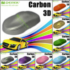 3D Carbon Fiber Vinyl Wrapping Film bubble free 1.52*30m/roll - Orange