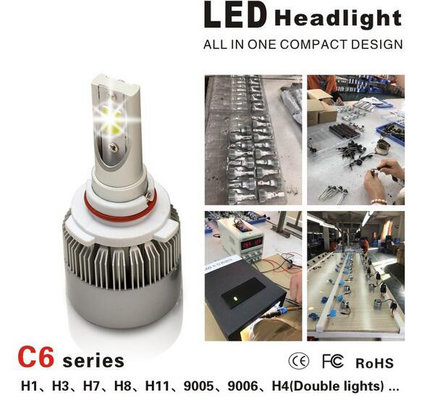 China CE / RoHS Approved Luxeon MZ Car LED Headlight Bulbs 3000LM 3000K - 6000K supplier