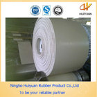 White Rubber Conveyor Belt for conveying sugar (food grade EP100-EP500)