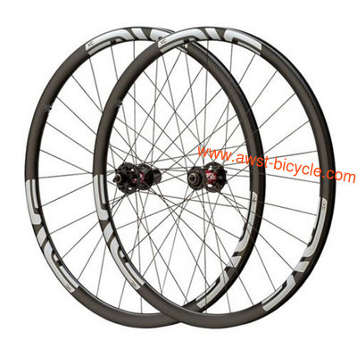 1 pair of carbon MTB carbon wheels 27.5er hookless ud matte mountain bike wheelset Thru Axle type clincher carbon wheel