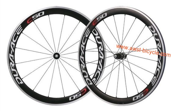 60mm Carbon Fiber Clincher Road Bike Wheels, Bitex Hubs, Aluminum Alloy Brake surface, Cycling