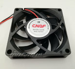 CNDF manufacturer production exhaust dc cooling fan 70x70x15mm 12VDC 24VDC sleeve and 2 ball bearing cooling fan TF7015H
