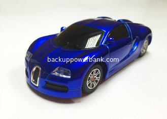 China Elegant Blue 6000mAh Car Shaped Power Bank , ABS 5V Backup Power Bank supplier