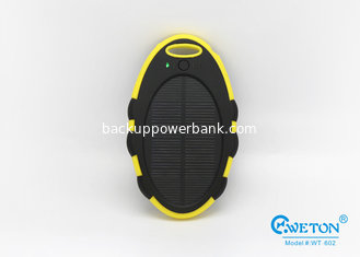 China 5000mAh Shockproof Li-Polymer Solar Power Charger for Mobile Phone / MP3 supplier
