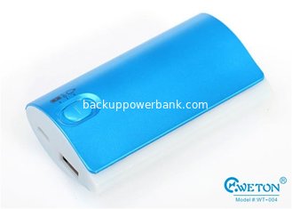 China Blue Multi Function Mobile Portable Backup Power Bank With Lighting Lantern 6000mAh supplier
