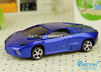 China Small Classic Blue Lamborghini Brand Car Shaped Power Bank For Cell Phones / MP3 supplier