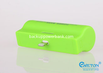 China Mini Green 3000 mAh  iPhone 5S / iPhone 5C Backup Battery Power station supplier