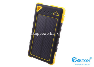 China Waterproof Dustproof Shockproof Solar Gift Power Bank 8000mAh For Outdoor Use supplier
