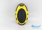 Yellow Black Portable Solar Power Bank , 5000mAh Dual USB External Portable Power Bank supplier