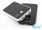 Black Solar Double USB Power Bank 5000mAh , Mobile Charging Power Bank External supplier