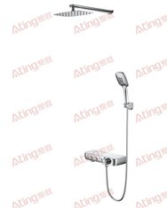 China in wall #304 stainless steel thermostatic shower sets with hand shower top shower water outlet  AT-HJ003 supplier