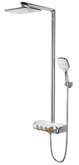 China golden #304 SS Ating thermostatic shower sets rectangle top Shower with hand shower water outlet  AT-H005A supplier