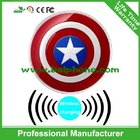 Captain America universal Qi wireless charger for samsung s4 s5 s6 for iphone