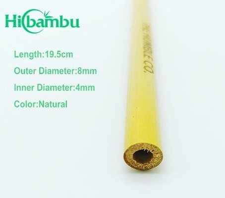 High quality cheap 100 % Natural Organic Reusable Eco friendly Bamboo Drinking Reusable Straws with cleaning brush