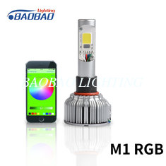 China M1 25W 3000Lumen RGB Car LED headlight supplier