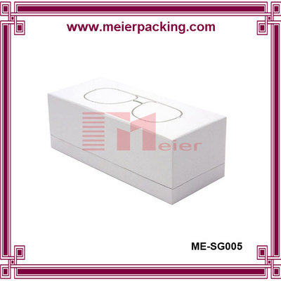 China White lip and bottom paper glass box, recycle rigid paper cardboard box ME-SG005 supplier