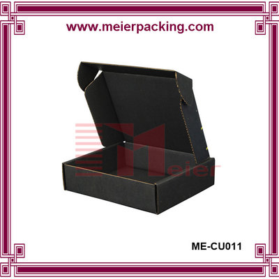 China Black Paper Corrugated Carton Boxes ME-CU011 supplier