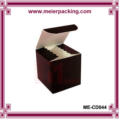 China Dark brown paper cube box/Cosmetic makeup packaging paper box ME-CD044 supplier