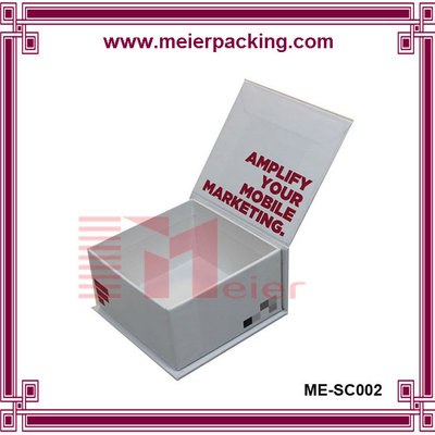 China Custom Mobile Clamshell Paper Box, Paperboard / Cardboard Clamshell Gift Boxes ME-SC002 supplier