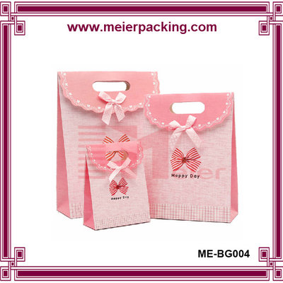 China Paper Gift Bags/Custom Gift Bags with Die Cut Handle/Party Presentation Gift Bag ME-BG004 supplier