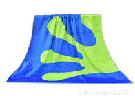Double Sided Custom Woven Beach Towels , 100% Cotton Beach Towels