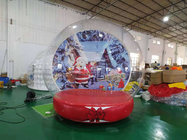 Christmas Decoration inflatable snow globe photo booth transparent bubble tent