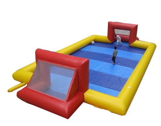 Inflatable soccer field