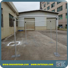 Portable Wedding Stage Backdrop Pipe Stands Aluminum Silver Curtain Stands for Sale with Adjustable Uprights