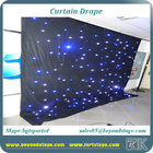 Portable White LED Starlit Twinkle Curtainnew full color fireproof Back Drop Lights Curtain with Portable pipe drape