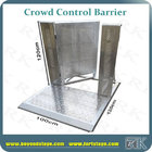 Aluminum crowd control barrier fence with door design and cable gate portable security fence hot sale for sports events